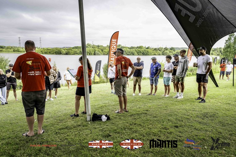 Rider at the 2024 Midlands Nautique UK Wake Nationals Wakesurf - Photos Mantis Pro Media