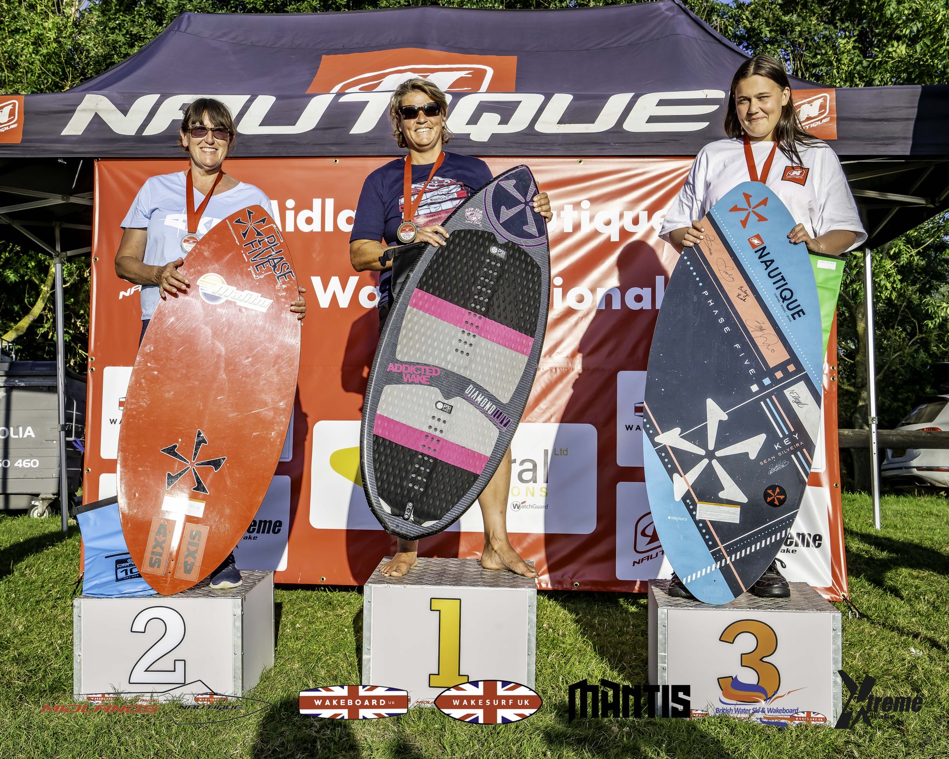 Rider at the 2024 Midlands Nautique UK Wake Nationals Wakesurf