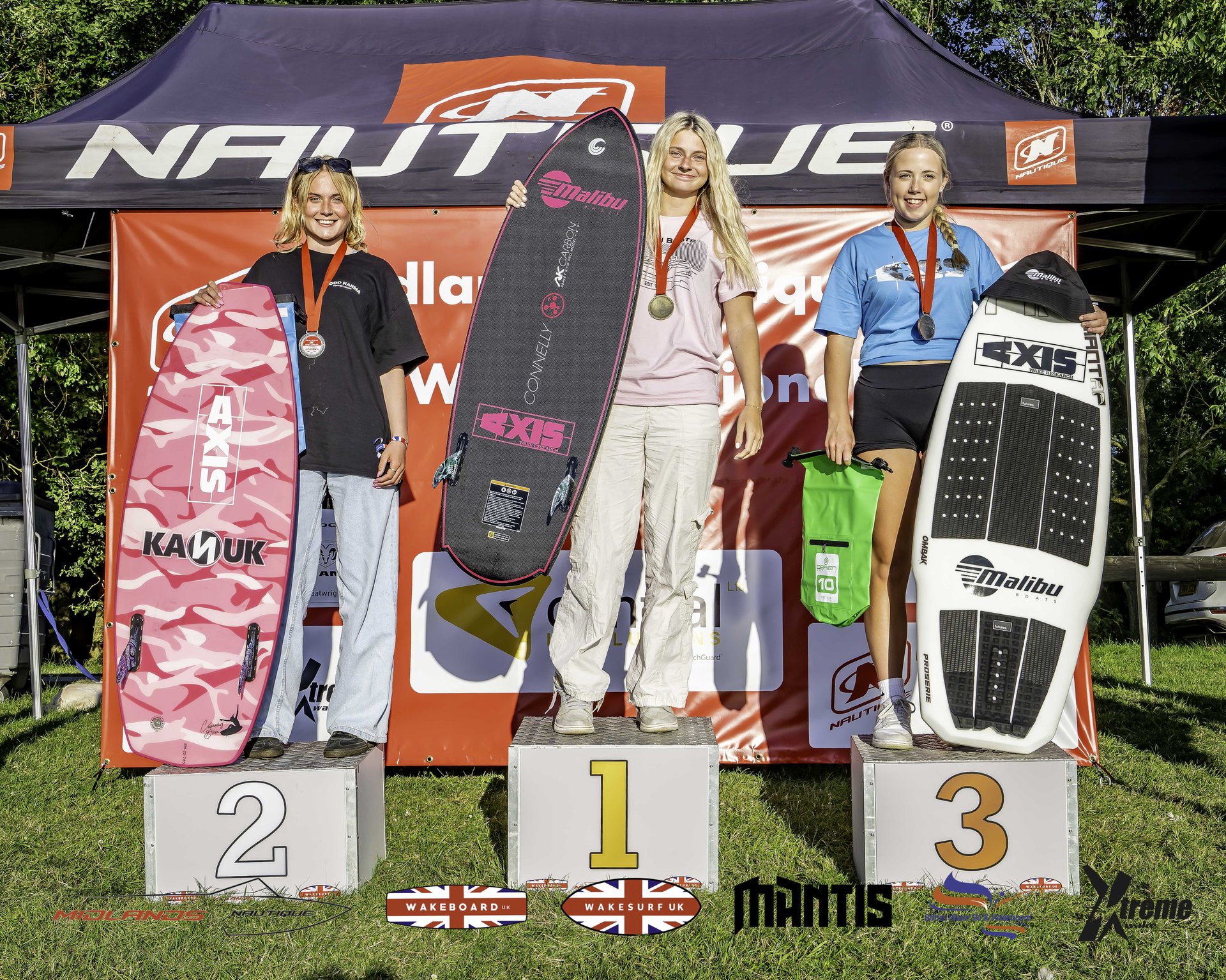 Rider at the 2024 Midlands Nautique UK Wake Nationals Wakesurf