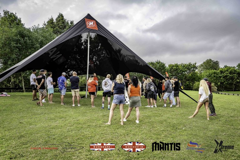 Rider at the 2024 Midlands Nautique UK Wake Nationals Wakesurf - Photos Mantis Pro Media