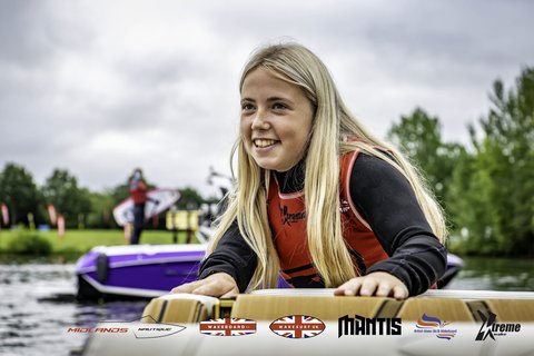 Rider at the 2024 Midlands Nautique UK Wake Nationals Wakesurf - Photos Mantis Pro Media