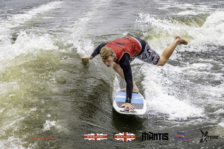 Ed Slater, Fire Hydrant WSF122 at the 2024 Midlands Nautique UK Wake Nationals