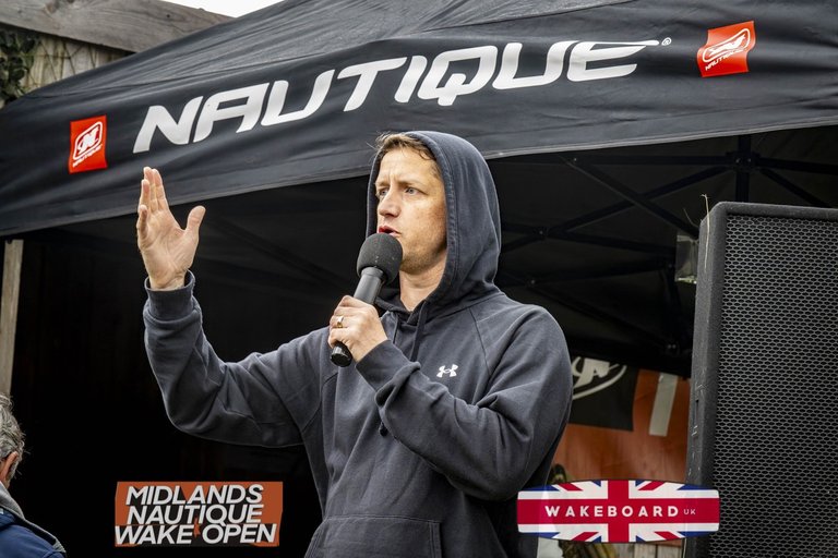 Rider at the 2024 Midlands Nautique Wake Open - Photo Mantis Pro Media
