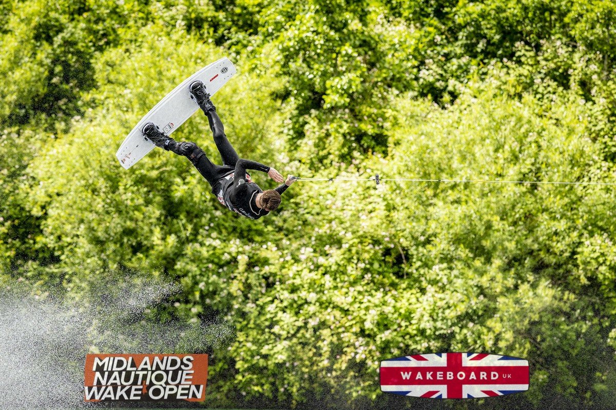 Rider at the 2024 Midlands Nautique Wake Open