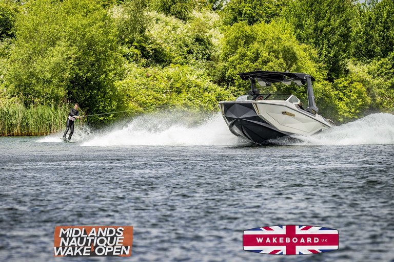 Rider at the 2024 Midlands Nautique Wake Open - Photo Mantis Pro Media