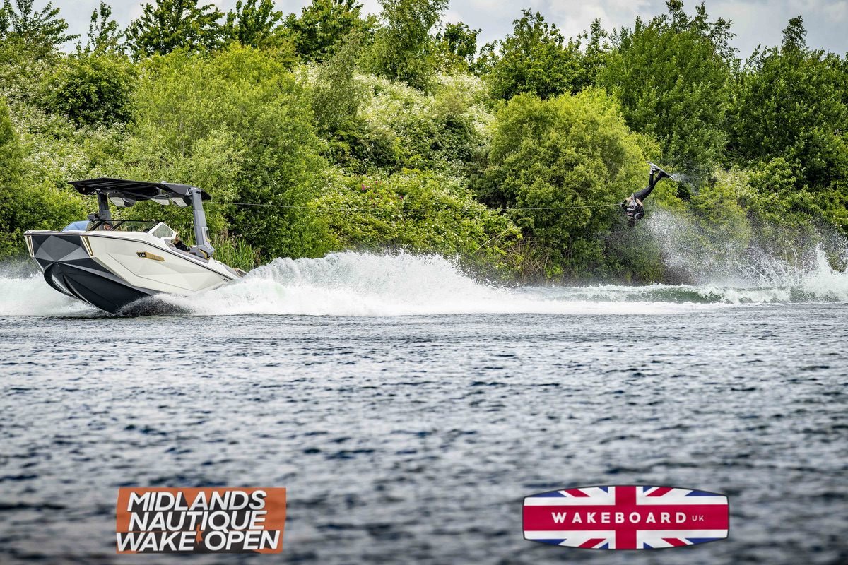 Rider at the 2024 Midlands Nautique Wake Open