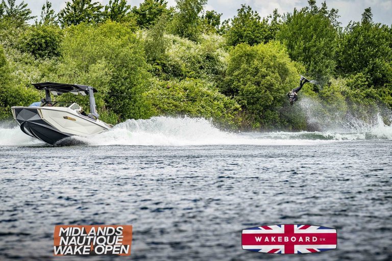 Rider at the 2024 Midlands Nautique Wake Open - Photo Mantis Pro Media
