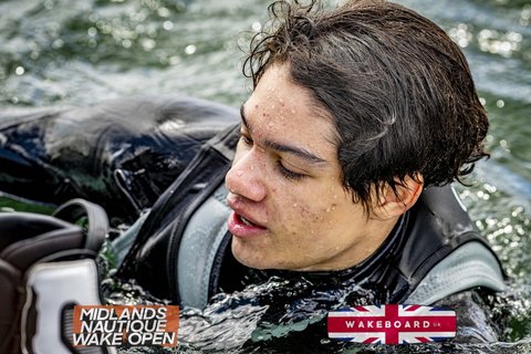 Rider at the 2024 Midlands Nautique Wake Open - Photo Mantis Pro Media