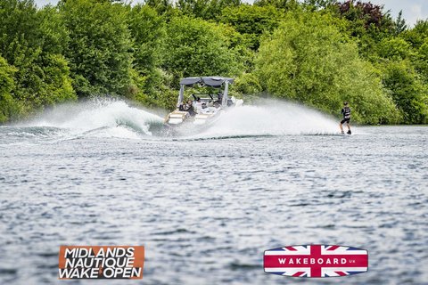 Rider at the 2024 Midlands Nautique Wake Open - Photo Mantis Pro Media