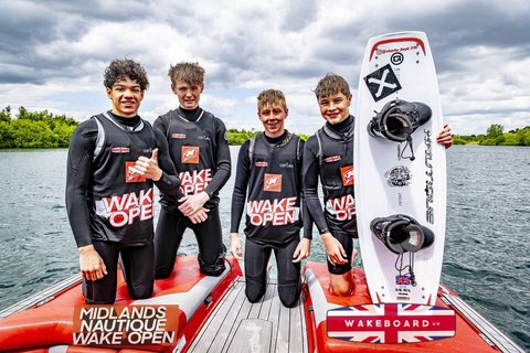 Rider at the 2024 Midlands Nautique Wake Open - Photo Mantis Pro Media