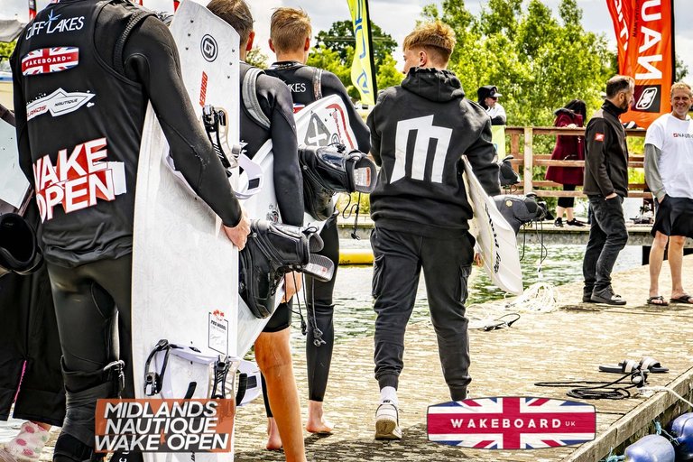 Rider at the 2024 Midlands Nautique Wake Open - Photo Mantis Pro Media