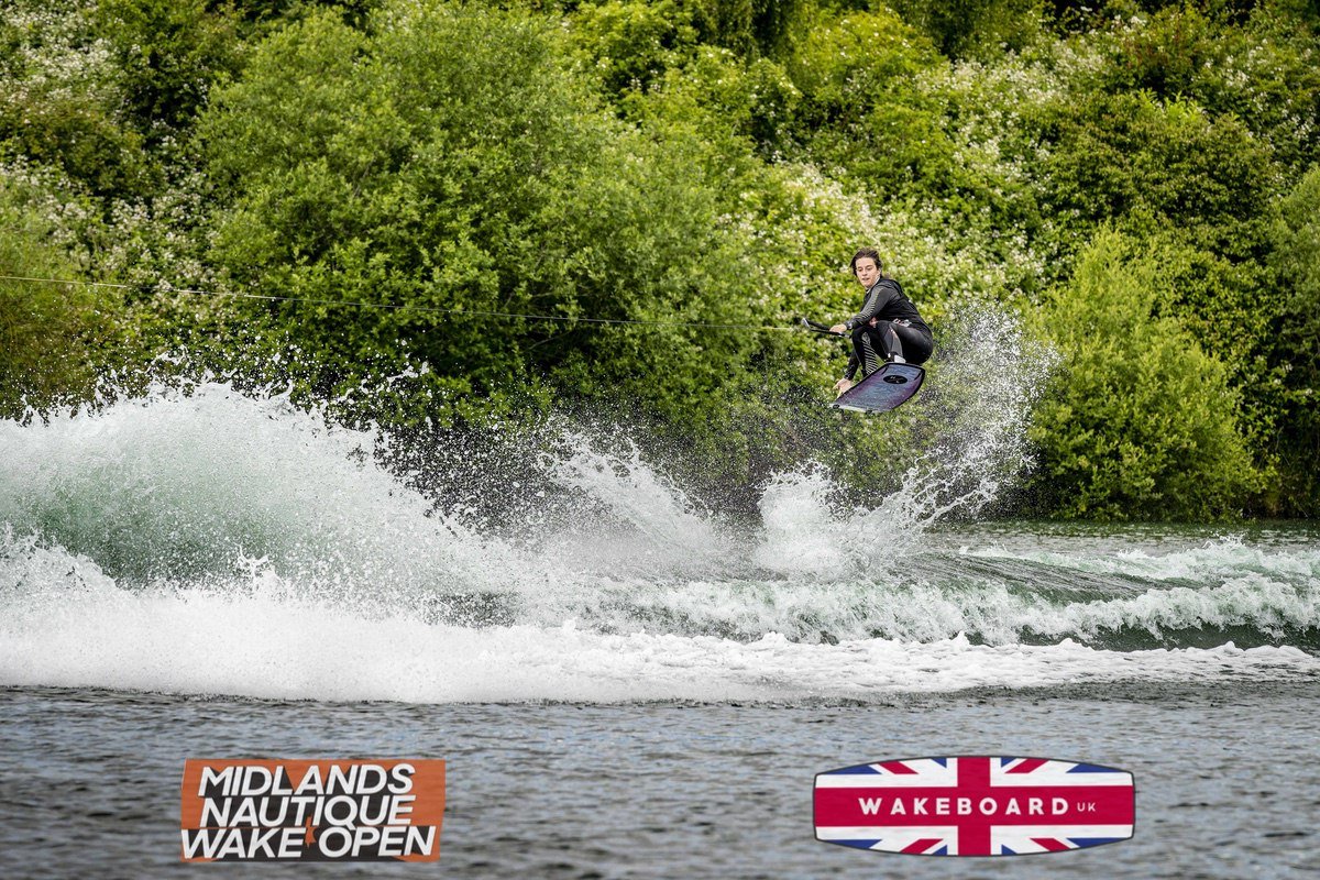 Rider at the 2024 Midlands Nautique Wake Open