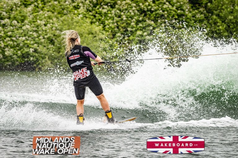 Rider at the 2024 Midlands Nautique Wake Open - Photo Mantis Pro Media