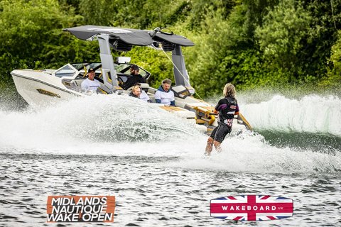 Rider at the 2024 Midlands Nautique Wake Open - Photo Mantis Pro Media