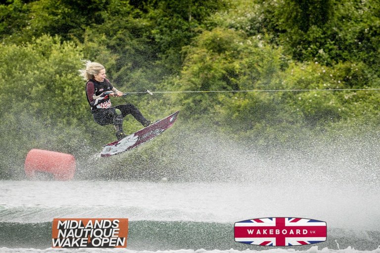 Rider at the 2024 Midlands Nautique Wake Open - Photo Mantis Pro Media