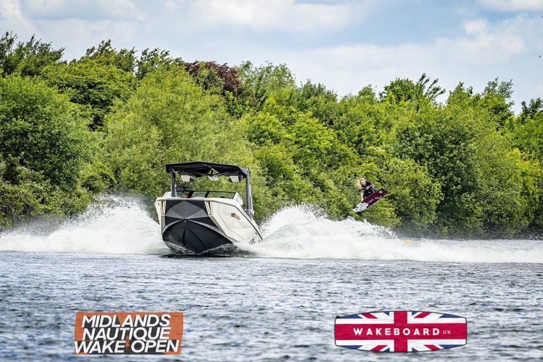 Rider at the 2024 Midlands Nautique Wake Open - Photo Mantis Pro Media
