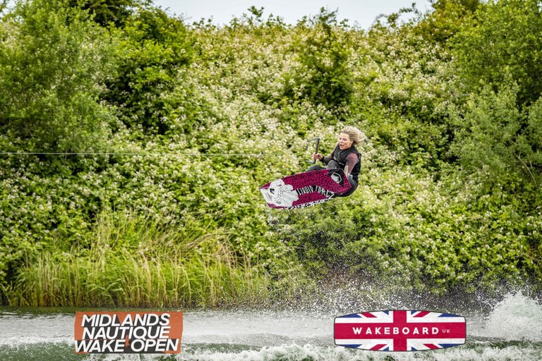 Rider at the 2024 Midlands Nautique Wake Open - Photo Mantis Pro Media
