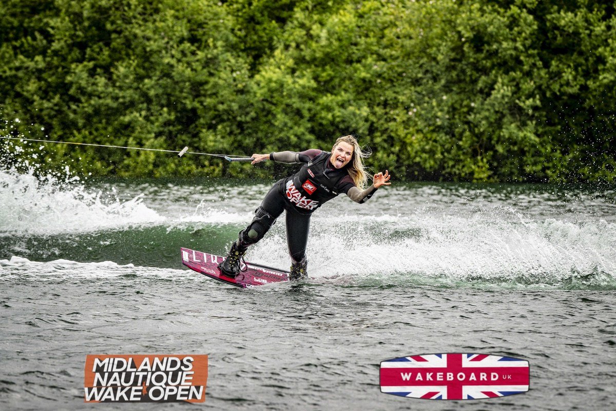 Rider at the 2024 Midlands Nautique Wake Open