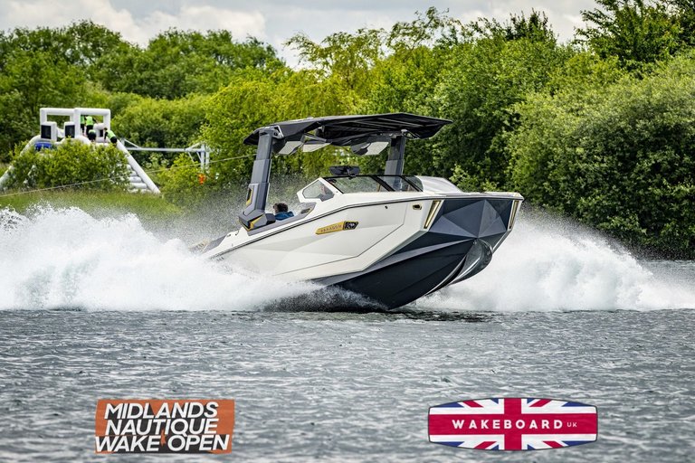 Rider at the 2024 Midlands Nautique Wake Open - Photo Mantis Pro Media
