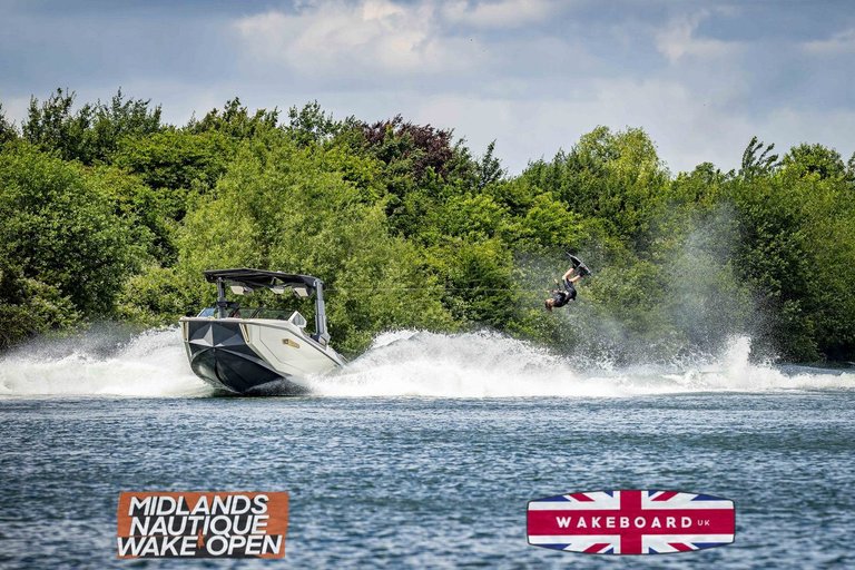 Rider at the 2024 Midlands Nautique Wake Open - Photo Mantis Pro Media