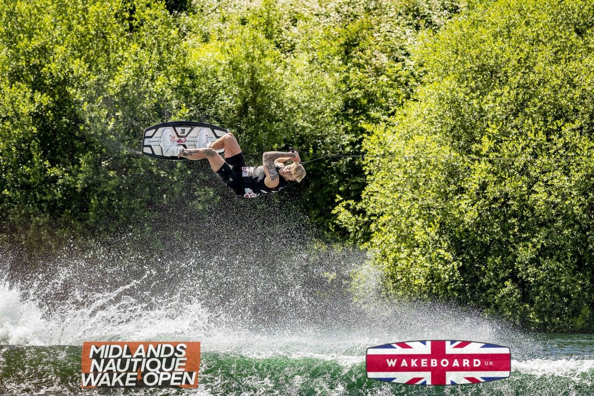 Rider at the 2024 Midlands Nautique Wake Open