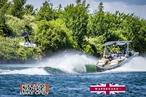 Rider at the 2024 Midlands Nautique Wake Open - Photo Mantis Pro Media