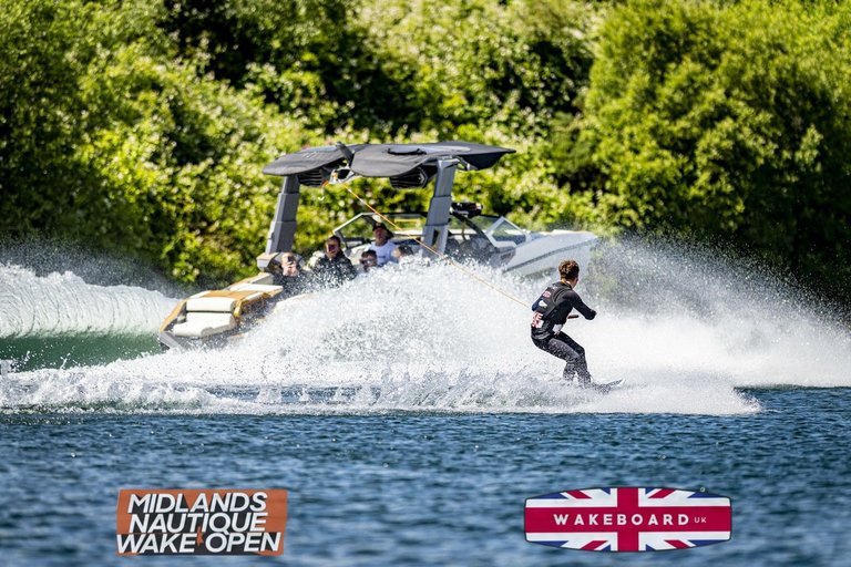 Rider at the 2024 Midlands Nautique Wake Open - Photo Mantis Pro Media