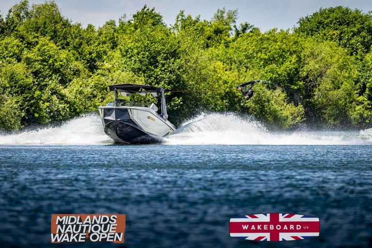 Rider at the 2024 Midlands Nautique Wake Open - Photo Mantis Pro Media