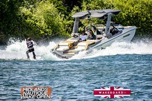 Rider at the 2024 Midlands Nautique Wake Open - Photo Mantis Pro Media
