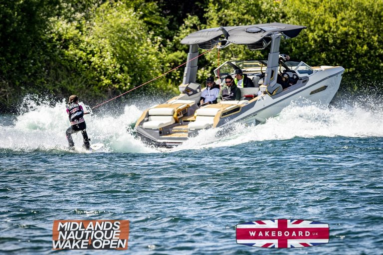 Rider at the 2024 Midlands Nautique Wake Open - Photo Mantis Pro Media