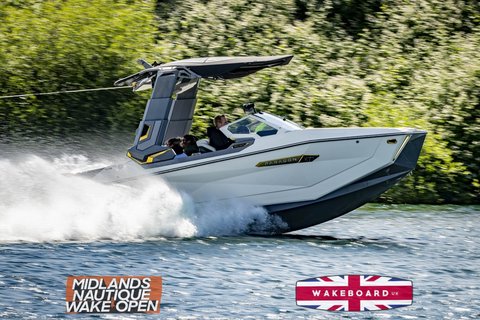 Rider at the 2024 Midlands Nautique Wake Open - Photo Mantis Pro Media