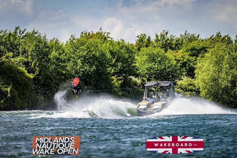 Rider at the 2024 Midlands Nautique Wake Open - Photo Mantis Pro Media
