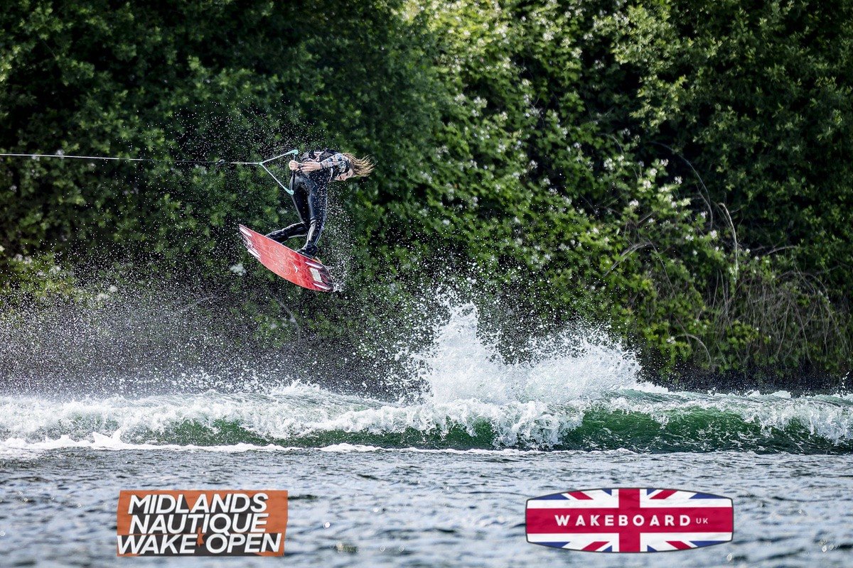 Rider at the 2024 Midlands Nautique Wake Open