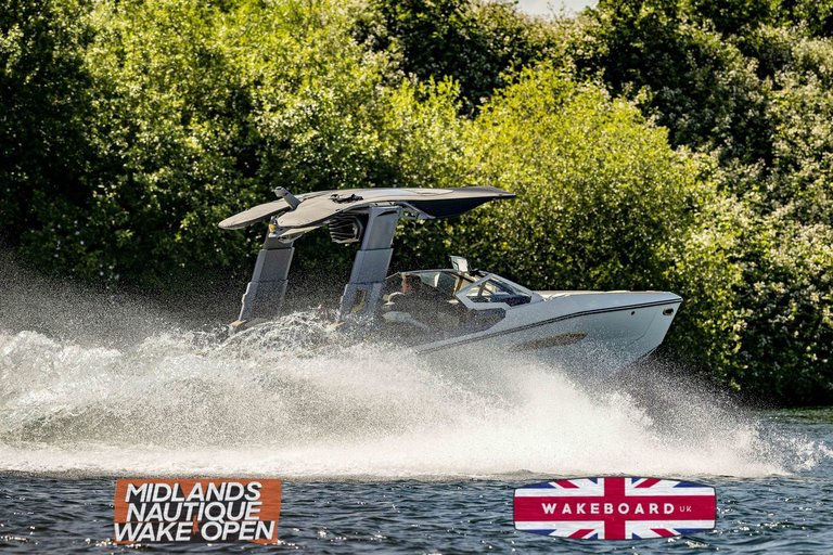 Rider at the 2024 Midlands Nautique Wake Open - Photo Mantis Pro Media