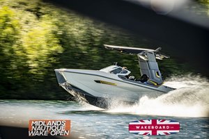 Rider at the 2024 Midlands Nautique Wake Open - Photo Mantis Pro Media