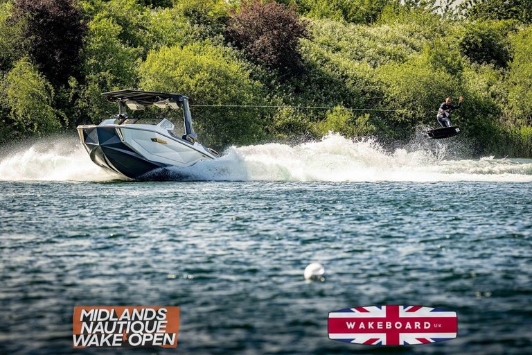 Rider at the 2024 Midlands Nautique Wake Open - Photo Mantis Pro Media
