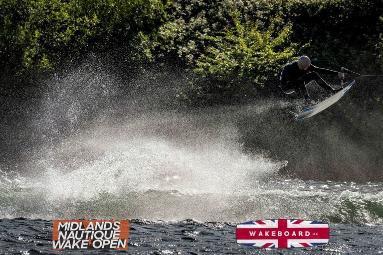 Rider at the 2024 Midlands Nautique Wake Open - Photo Mantis Pro Media