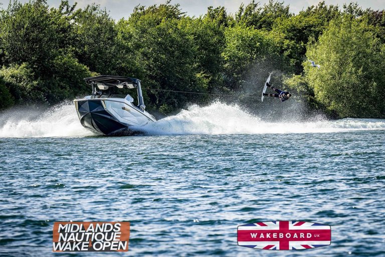Rider at the 2024 Midlands Nautique Wake Open - Photo Mantis Pro Media