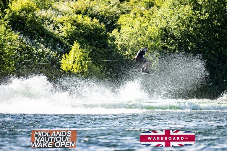 Rider at the 2024 Midlands Nautique Wake Open - Photo Mantis Pro Media