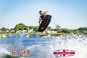 Rider at the 2024 Midlands Nautique Wake Open - Photo Mantis Pro Media