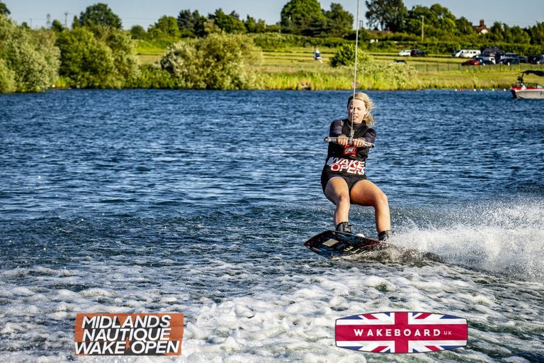 Rider at the 2024 Midlands Nautique Wake Open - Photo Mantis Pro Media