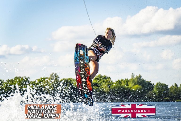 Rider at the 2024 Midlands Nautique Wake Open - Photo Mantis Pro Media