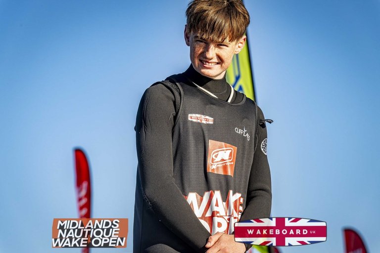 Rider at the 2024 Midlands Nautique Wake Open - Photo Mantis Pro Media