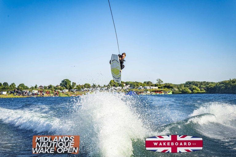 Rider at the 2024 Midlands Nautique Wake Open - Photo Mantis Pro Media