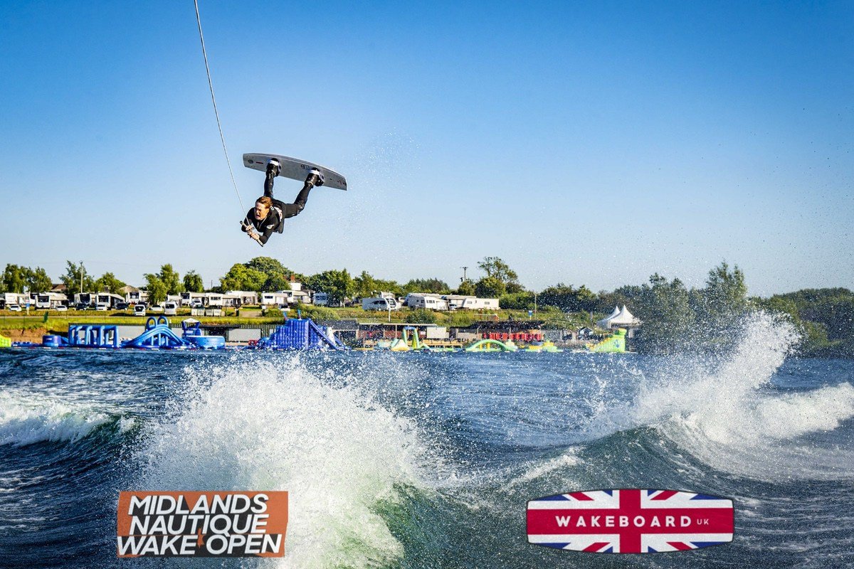 Rider at the 2024 Midlands Nautique Wake Open