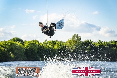 Rider at the 2024 Midlands Nautique Wake Open - Photo Mantis Pro Media