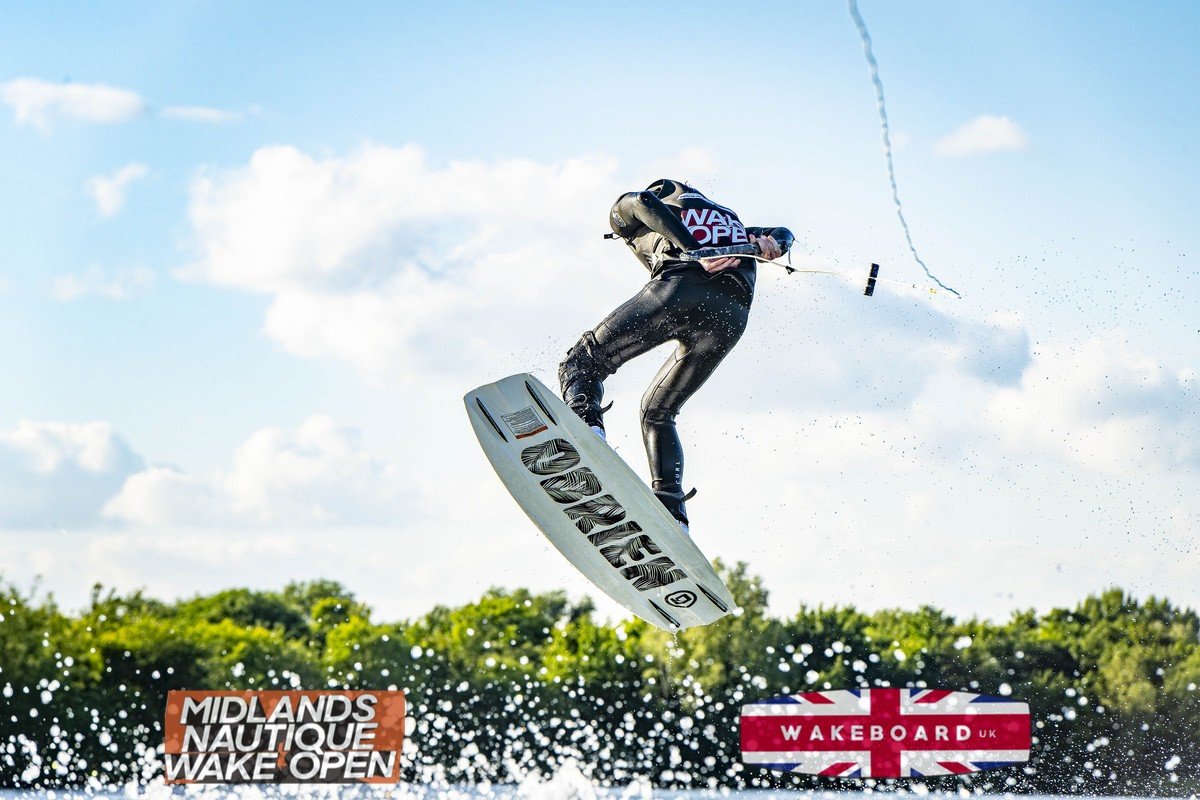 Rider at the 2024 Midlands Nautique Wake Open