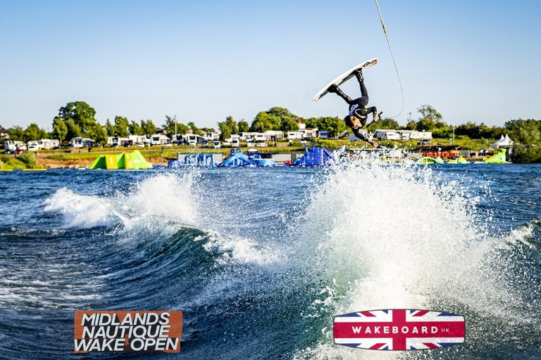 Rider at the 2024 Midlands Nautique Wake Open - Photo Mantis Pro Media