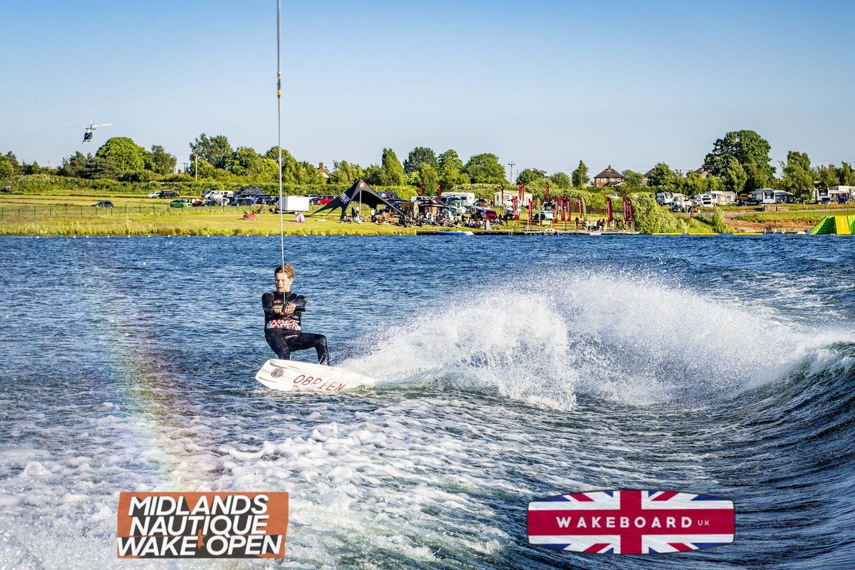 Rider at the 2024 Midlands Nautique Wake Open