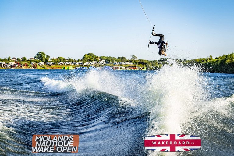 Rider at the 2024 Midlands Nautique Wake Open - Photo Mantis Pro Media